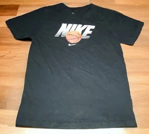 Nike Tee Boys Large Short Sleeve Basketball T-Shirt X-Large Basketball Emblem - Picture 1 of 4