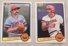 1983 Donruss Minnesota Twins Baseball Card Pick one