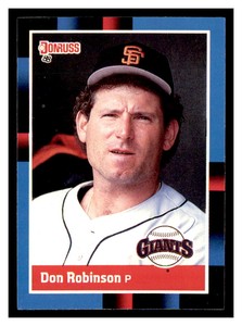 1988 Donruss #573 DON ROBINSON San Francisco Giants ~D6H