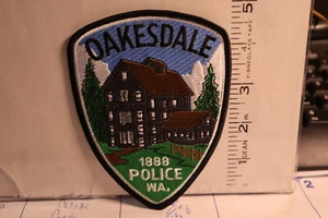 police patch  OAKESDALE POLICE WASHINGTON - Picture 1 of 1