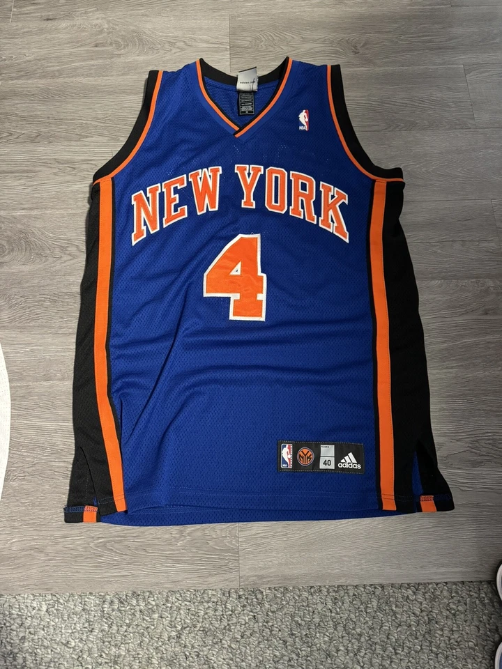Camiseta NATE ROBINSON Adidas New York Knicks AUTÉNTICA Azul 40 M Foto 1 de 4