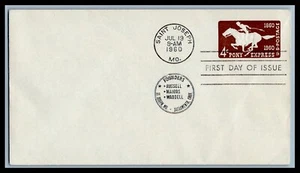 US FDC # U543 4c Pony Express none 1960, 9g779 - Picture 1 of 1
