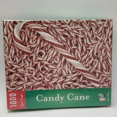 Candy Cane Christmas Go Classic 1000 piece Jigsaw Holiday Family Fun Puzzle - Image 1 of 4