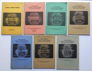 LINCOLN MERCURY SERVICE DEPT 6+1 Technical Training Manuals 1950-52 nMint+ - Bild 1 von 4