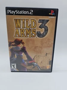 Wild Arms 3 (Sony PlayStation 2, PS2, 2002) Complete CIB Black Label Tested - Picture 1 of 7