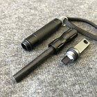 Flint Rod Camping Hiking Survival Metal Fire Starter Lighter FULL Magnesium Rod