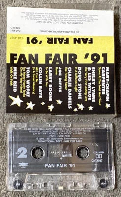 Fan Fair '91 Cassette Mary-Chapin Carpenter Joe Diffie Charlie Daniels Mike Reid Foto 1 de 4