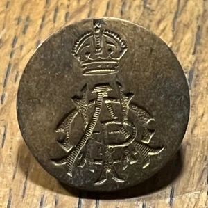 Vintage 11th Hussars (Prince Albert's Own) 22.4mm Blazer Button b/s Buttons Ltd - Picture 1 of 2