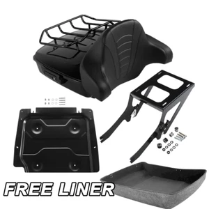 Chopped Pack Trunk Mount Rack Plate Pad Fit For Harley Heritage Classic 18-25 24 - Bild 1 von 12