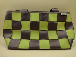 Bolso/cartera grande para cinturón de seguridad verde y marrón usado - Imagen 1 de 10