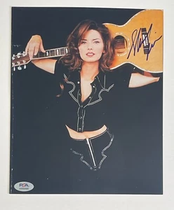 SHANIA TWAIN SIGNED AUTOGRAPHED 8X10 PHOTO MAN I FEEL LIKE A WOMAN PSA COA - Picture 1 of 2