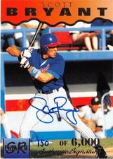 Scott Bryant autographed baseball card (Mariners) 1995 Signature Rookies #5