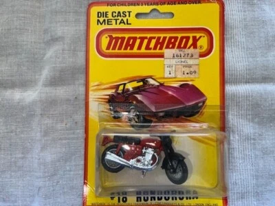 Vintage Matchbox, Motorcycle, Hondorora, No. 18, 1960's, 1970's, Sealed On Card - Image 1 of 4