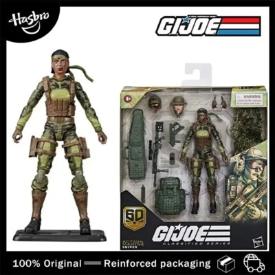 HASBRO G.I. Joe Classified Series 60th Anniversary 6-Inch Action Marine Sniper Figure