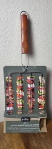 Mr. Bar-B-Q 4 Pronged Kabob Grilling Skewer NIB - Picture 1 of 2