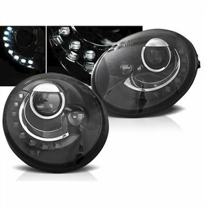 Faro LED negro para VW New Beetle 1998-2005 - Imagen 1 de 4