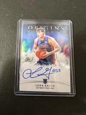 2021 Luka Garza On card auto Panini Origins Rookie Autographs #RA-GAR 