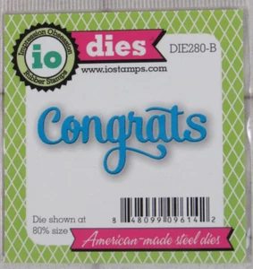 Impression Obsession Congrats Die Cut, DIE280-B - Picture 1 of 2