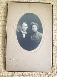 A COUPLE,ROCHESTER,NY.VTG 9" x 6" CABINET PHOTO*SP1 - Picture 1 of 3