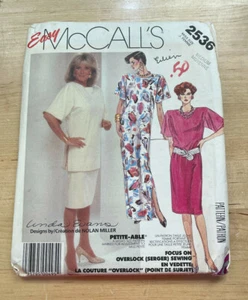 Gonna abito spalle larghe Linda Evans modello McCall's 2536 vintage anni 80 M FF - Foto 1 di 2