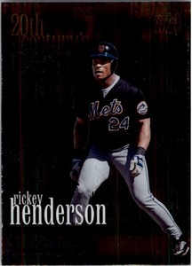 2000 Topps Baseball #233 Rickey Henderson 20CB