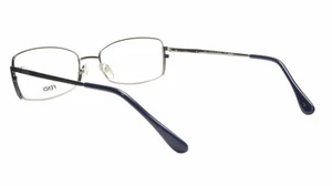 Marco de Gafas FENDI F960 (030) Metal Plata Azul Oscuro Hecho en Italia 52-16-135 30 - Imagen 1 de 3