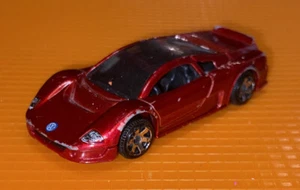 Vintage 2001 Matchbox VW Concept Car Rare Volkswagen Original Red Old Car FreeSh - Picture 1 of 7