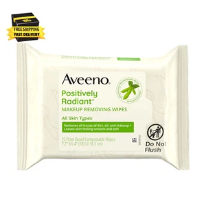 Positively Radiant Makeup Remover Wipes, Gentle Individual Face Wipes with Moist - Picture 1 of 5
