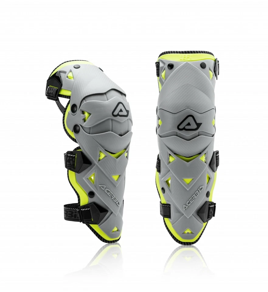 Paire Genouillères Protections ACERBIS Impact Evo 3.0 Motocross Enduro Approuvé - Photo 1/1