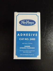 Nu-Hope 2400 Adhesive Cement With Applicator 4 Fluid Ounce Bottle Ostomy New - Picture 1 of 4