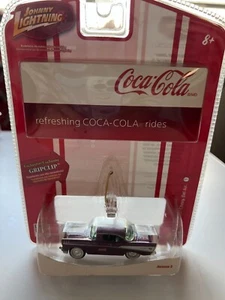 1957 Chevy Bel Air limitierte Coca Cola Johnny Lightning Ornament Option - Bild 1 von 4