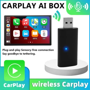 Wireless CarPlay Adapter Mini Dongle Adpater For iPhone Plug Play - Picture 1 of 14