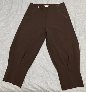 Sarah Pacini Ballon Leg Womens Virgin Wool Gaiter Pants Size 2 / W 31 - Picture 1 of 19