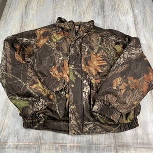 Woolrich Hunting Jacket Camo Realtree Quilt Insulated Full Zip Mens Size L/XL - Picture 1 of 6