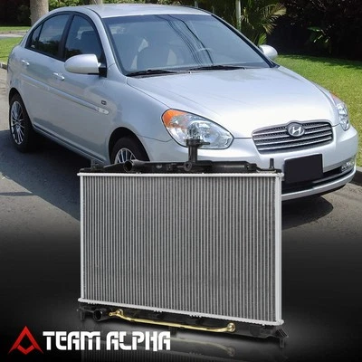 Fits 2006-2012 Dodge Attitude/Accent 1.4 Aluminum Factory Replacement Radiator - Изображение 1 из 4