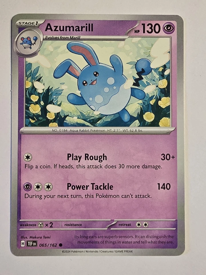 Azumarill 065/162 SV05: Temporal Forces Regular - Image 1 of 2