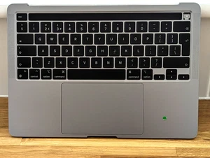 Poor MacBook Pro M1 13" Klawiatura brytyjska A2338 2020 Palmrest A2338 2020 Space Grey - Zdjęcie 1 z 7