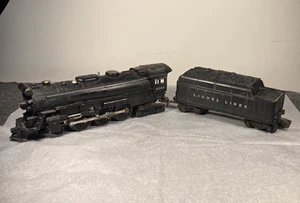 Lionel 2065 O 4-6-4 Hudson Steam Locomotive & 2666W Whistling Tender - Untested - Picture 1 of 24