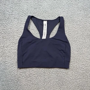 Rhone Revive Sports Bra Womens S/P Gray Blue Removable Pads Super Soft Anti Odor - Picture 1 of 7