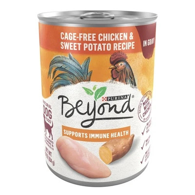 Purina Beyond Chicken & Sweet Potato Grain-Free Wet Dog Food 12.5 oz 12 Pack - Image 1 of 4