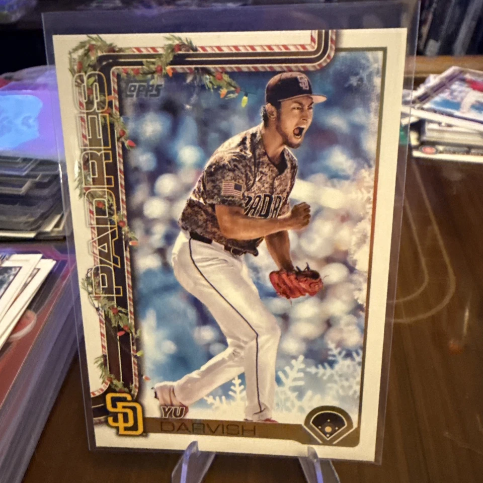 2025 Topps Series 1 - Yu Darvish #323 Holiday - Image 1 of 1