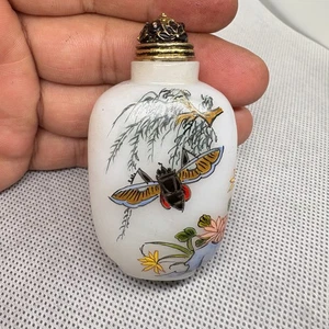 Ancient China, Beijing Collection, pure hand-painted, glass, snuff bottle - Picture 1 of 7