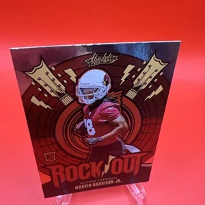 2024 Panini Absolute - Rock Out - RC Cardinals - Marvin Harrison Jr #RO-MHJ - Picture 1 of 6