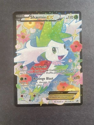 Pokémon TCG Shaymin-EX Legendary Treasures Full Art Ultra Rare RC21/RC25 2013 - Image 1 of 4