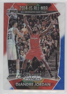 2015-16 Panini Prizm All-NBA Team Red White & Blue Prizm DeAndre Jordan #393 - Image 1 of 2