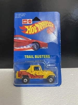 Hot Wheels 1982 Trail Busters Leo India Jeep Scrambler In Blister Pk Very Rare! - Image 1 of 4
