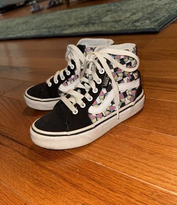 Vans Filmore Hi Casual Kids Sneakers Butterfly Checkerboard 11 - Picture 1 of 5