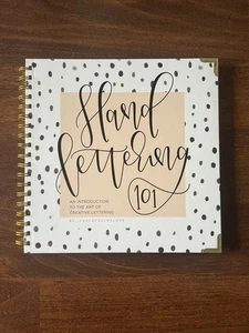 Creative Lettering 101 Hand Lettering Workbook ChalkFullOfLove Spiral NEW - Picture 1 of 4