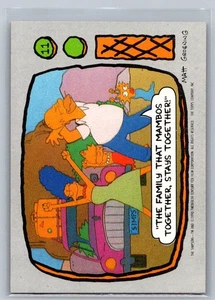1990 Topps The Simpsons #11 The family that mambos together, stays together - Picture 1 of 2