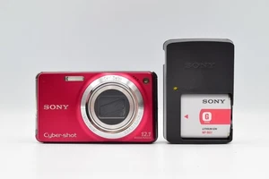 Cámara digital Sony Cyber-shot DSC-W270 roja usada japonesa solo de Japón - Imagen 1 de 22